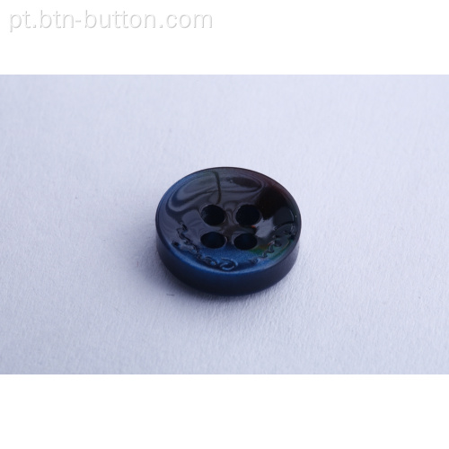 Botão de imitação de cor gradiente com soquete de resina